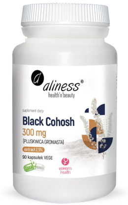Black Cohosh 300mg Pluskwica groniasta 90szt