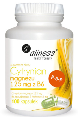 Cytrynian magnezu 125mg z B6 100szt