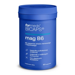 Cytrynian magnezu Bicaps® Mag B6 187,5mg 60 sztuk