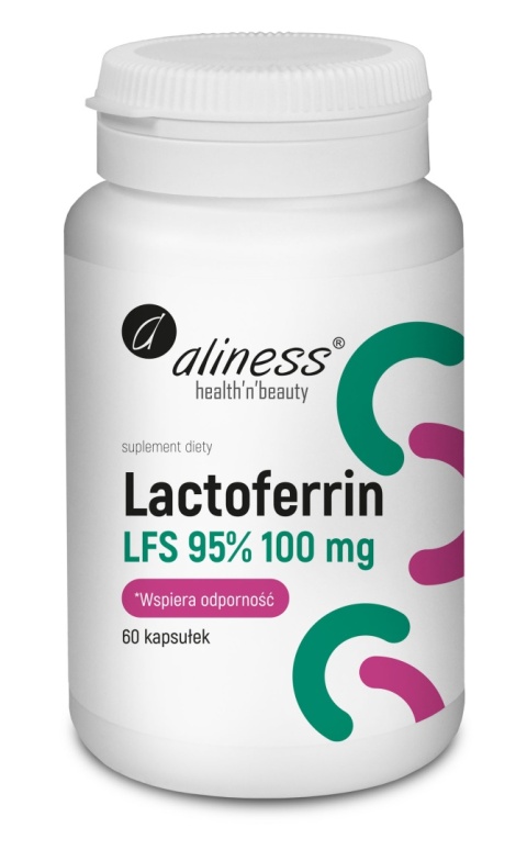 Laktoferyna Lactoferrin LFS 60 kaps Aliness