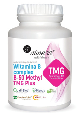 Witamina B Complex B-50 Methyl TMG PLUS 100szt