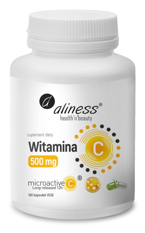 Witamina C 500 mg 100 kaps Aliness