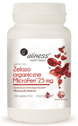 Żelazo organiczne MicroFerr® 25 mg 100szt